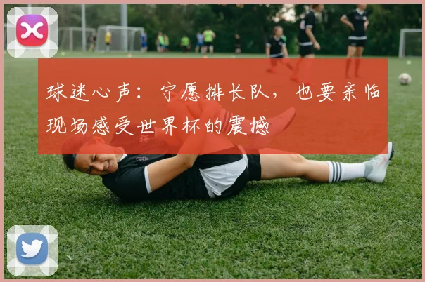 球迷心声:宁愿排长队,也要亲临现场感受世界杯的震撼